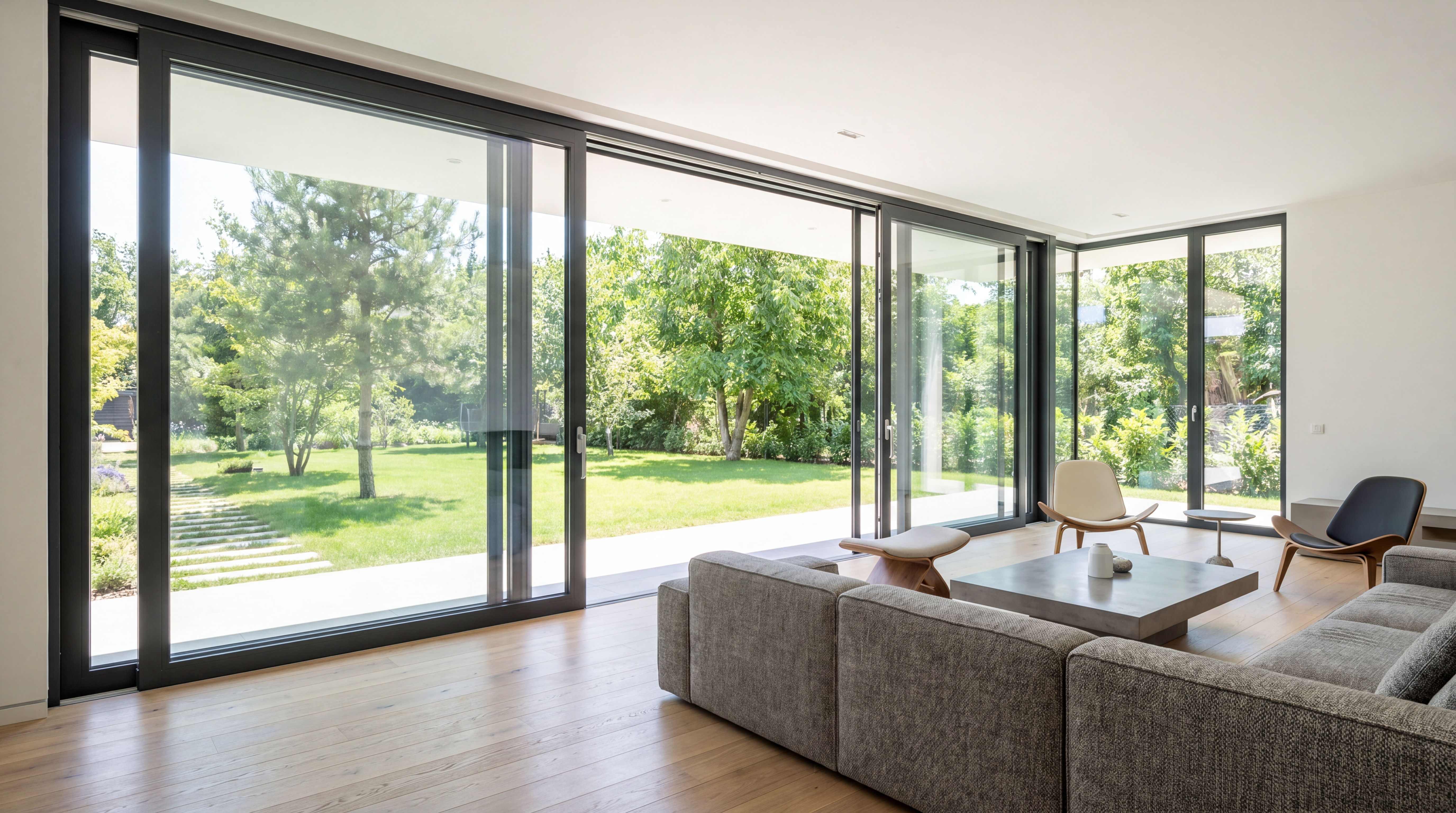 Tâmplărie PVC premium într-un interior modern